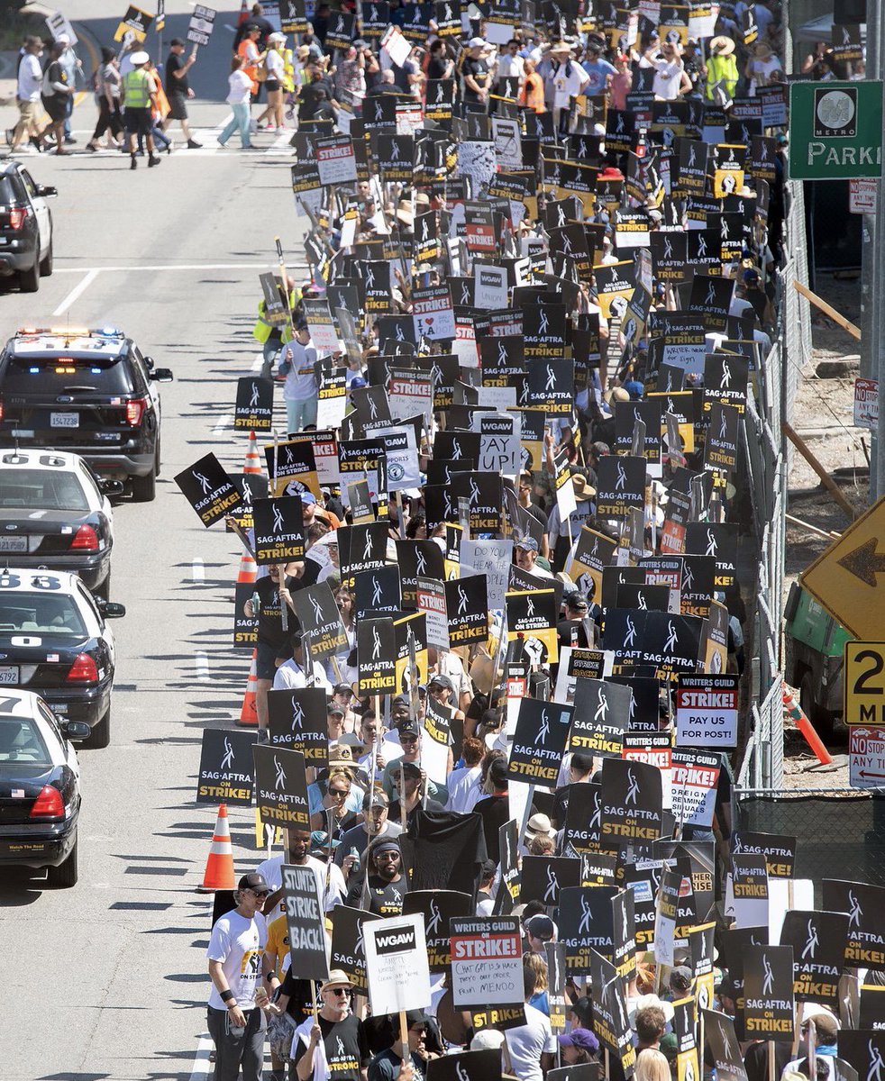 AMPTP: People just want to get back to work. You should just take a crappy deal.

WGA and SAG-AFTRA: