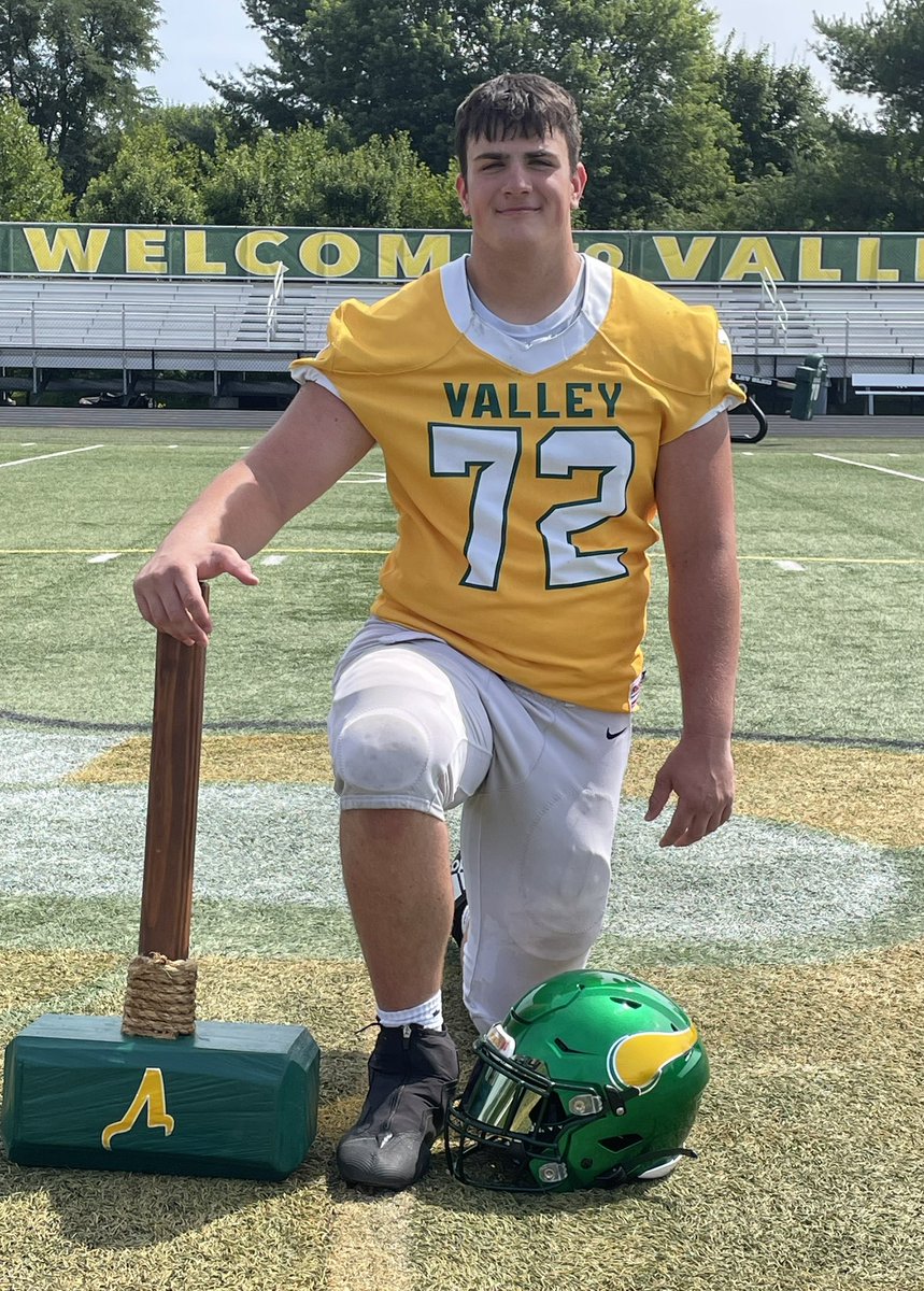 Loudoun Valley Football (@fbvikingstrong) on Twitter photo Congratulations to 7th annual Warhammer recipient <a href="/_MasonWade/">Mason “Moose” Wade</a>
Mason has been a 4 year starter and put in continuous work to get better every year. He has demonstrated leadership & commitment to the program. Mason motivates his teammates on & off the field. Congratulations to 7th annual Warhammer recipient <a href="/_MasonWade/">Mason “Moose” Wade</a>
Mason has been a 4 year starter and put in continuous work to get better every year. He has demonstrated leadership & commitment to the program. Mason motivates his teammates on & off the field.