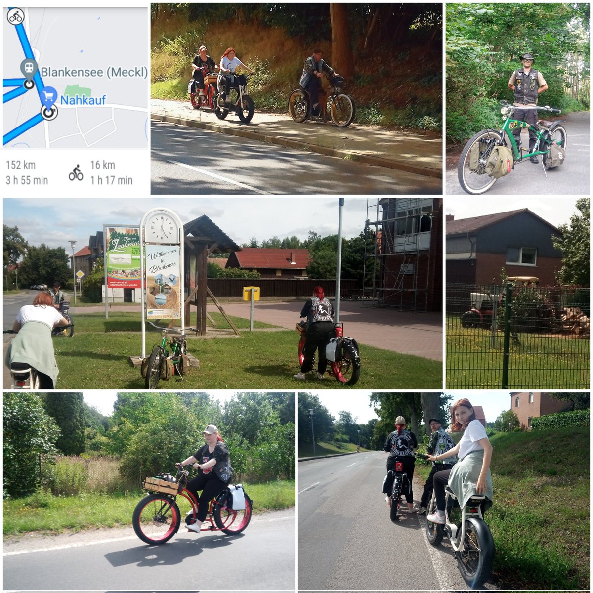 bc_vetter's tweet photo. #80km verfahren ,ja das können nur die #Ritzelcowboys_Germany 😂
Keiner von uns wusste es,dass es ein 2tes #blankensee gibt.
Nur das Beste draus machen.
#ritzelcowboys #ritzelcowgirls
#country #cruiser #bicycle
#greenwarriorsmilitarybrotherhood
#sempercommunis https://t.co/0z9gmprxTd