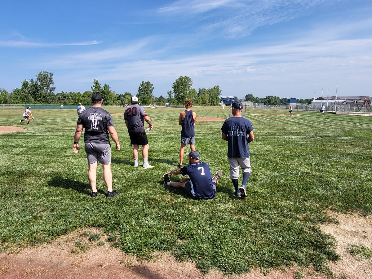 BaseballCareyhs's tweet photo. Great alumni baseball game today. The even grad years won 5 to 3. Jim Kitzler class of 66 was again the most veteran, and Ethan Burton, the rookie from 23. Tim Atkins drives in me and Evan Ward for the go-ahead runs in the 8th. Jordan Vallejo hit 2 dingers! See you in 2 years. https://t.co/QfWQEFCvpX