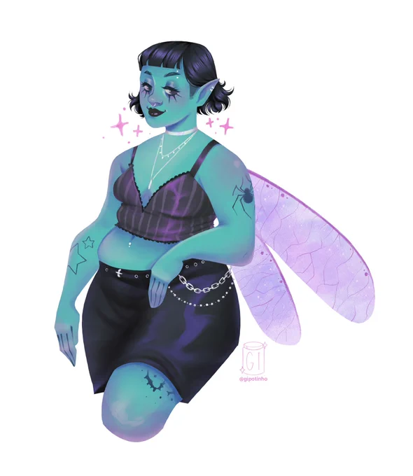 tem bastante gente chegando com meu desenhandinho todo dia KJKKKKKKKKKK  oi galera! sou a gipotinho, tenho 18 unidades de anos, sou ilustradora e estudante de concept art  meus   