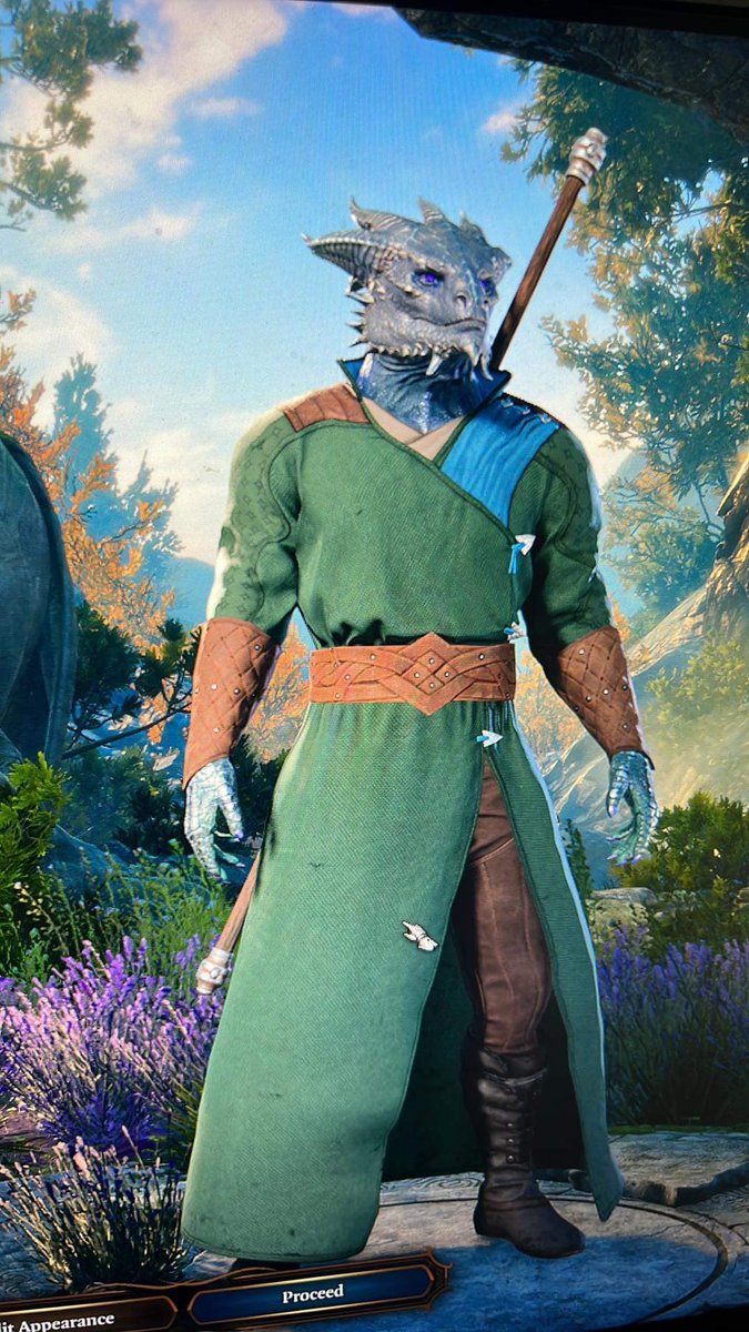 JonnoInBrisbane's tweet photo. @pcgamer Silver Dragonborn Illusionist, and his disguise self appearance https://t.co/qrGJgcGAT4