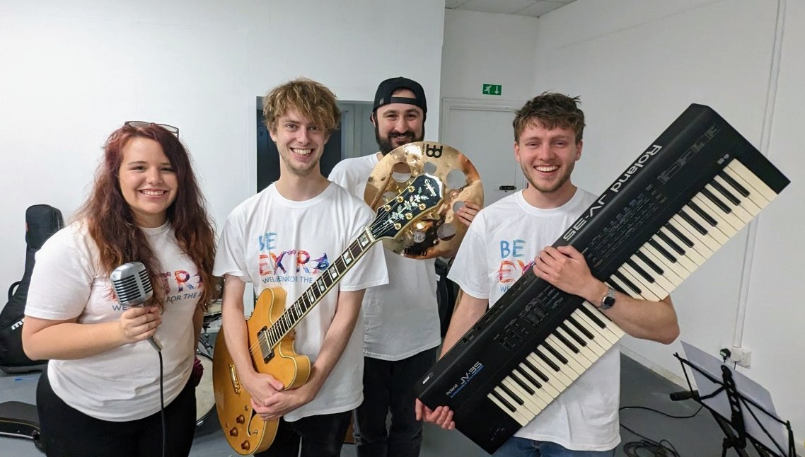 A big thank you to everyone who came to our band experience workshop, it was a blast!!

You can check out the rest of our workshops for FREE at be-extra.co.uk/summer-of-fun