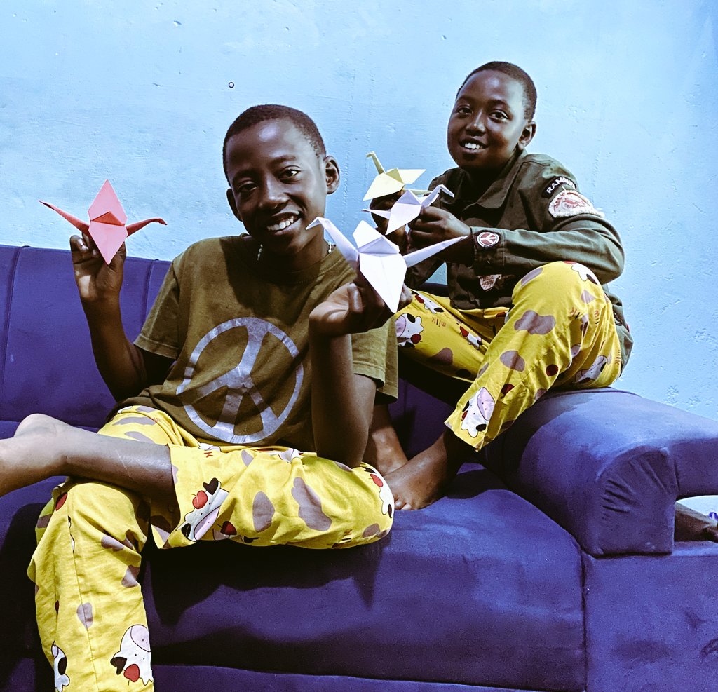 As cranes glide through the skies, they carry with them the dreams of a peaceful &amp; prosperous future. In the innocence of children, the paper crane becomes a messenger of peace, carrying their dreams for a better tomorrow. The world without nuclear is possible #CranesForOurFuture