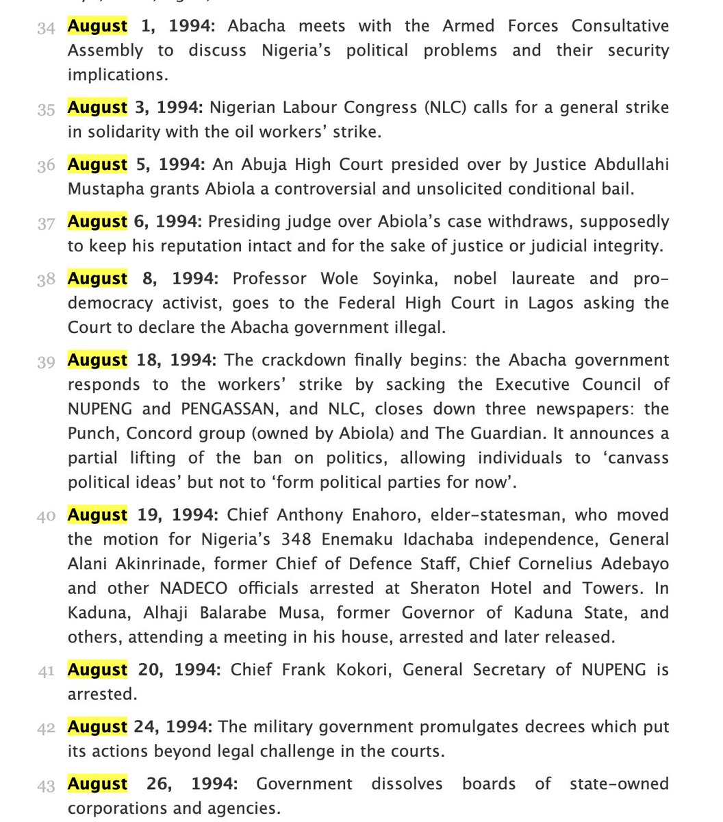 ReactivateNGR's tweet photo. On this day, 5th of August, 1994.

An Abuja high court presided over by Justice Abdullahi grants M.K.O Abiola a controversial and unsolicited bail. https://t.co/nh7rPB621d