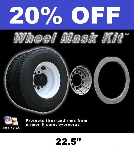 SALE thru SAT. 8/5/23. ORDER at: tiremask.com #trucking #wheelpainting #fleetrepair #autobody