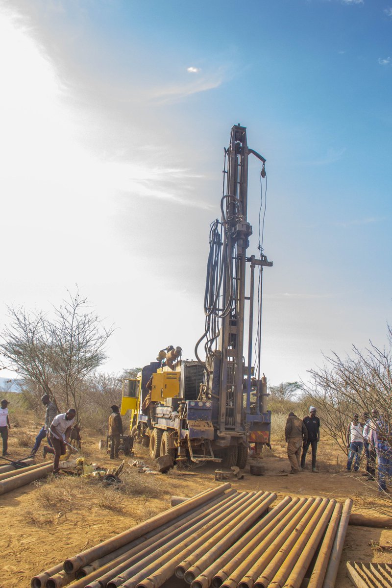 MamaDoingGood's tweet photo. Development projects that increase the supply of scarce resources, such as water, are essential to promoting peaceful coexistence. 

With Kenya having experienced the worst drought in the last 40 years, where some areas missed rainfall for four consecutive seasons, community boreholes are key resources, especially in arid and semi-arid areas.

Yesterday, a team from MaMa Doing Good, led by CEO Dr John Chumo, visited Silale in Tiaty Constituency to commission the drilling of a borehole.

By providing access to clean water, we're nurturing the foundation for growth, breaking the cycle of conflict over resources and promoting a harmonious way of life for generations to come. 

Beyond water, we hope this borehole will inspire lasting peace, progress and prosperity in Silale.