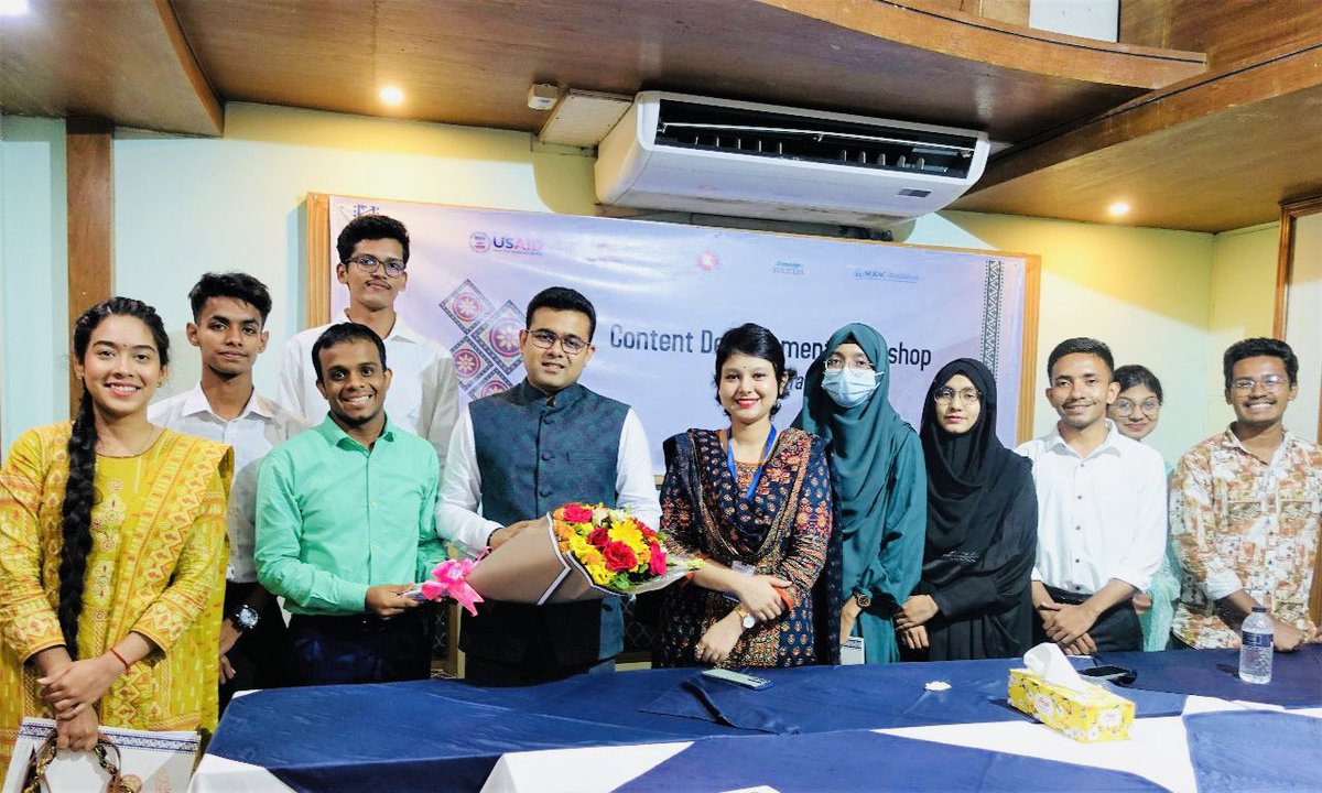 SMShaikat1's tweet photo. Glimpse of the #KnowledgeSuccess SRH content design workshop in Chattogram city on last Wednesday. 

A new local team of SERAC-Bangladesh   has also been formed to accelerate some upcoming initiatives in the area.

#KnowledgeSuccess #USAID #SERAC_Bangladesh https://t.co/nBmafjI2yD