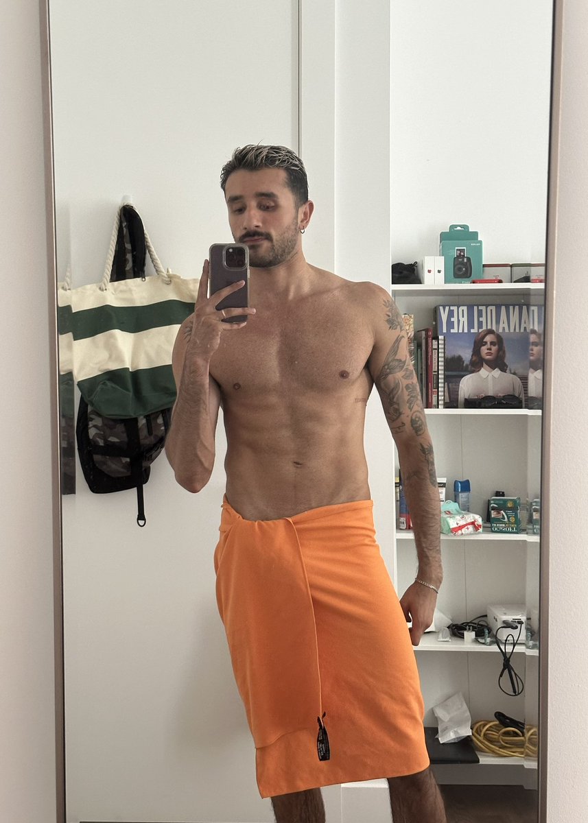 New apartment’s mirror check.
