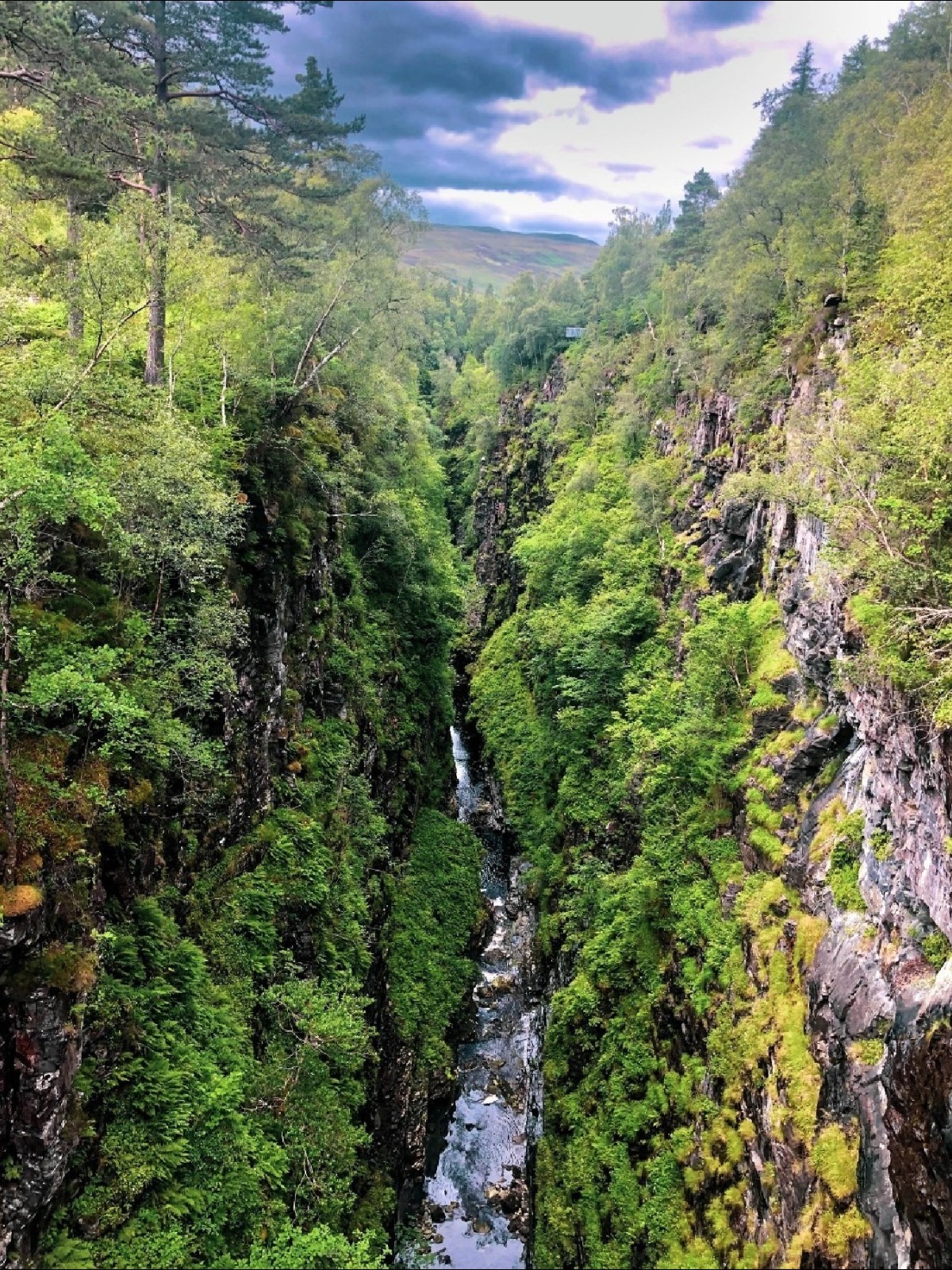 Ravine: a steep-sided valley