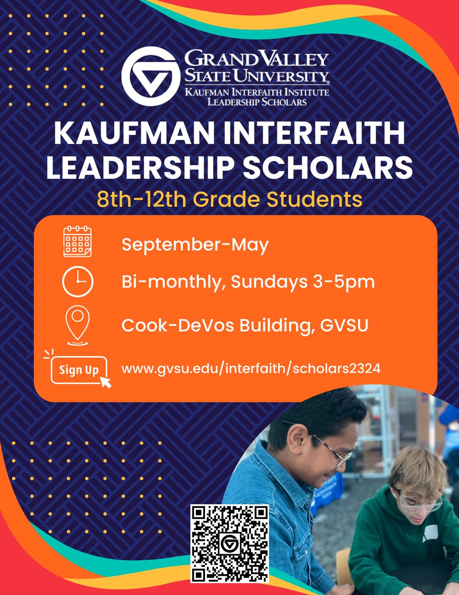 Registration is now open for this year's scholars program! In this program, students develop their leadership skills, learn about interfaith cooperation, and work to create a more inclusive community.