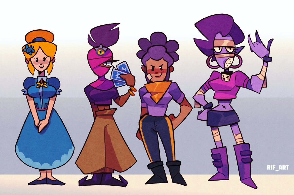 RiF_Artru's tweet image. Girl-brawlers 
•
•
[ #BrawlStars #BrawlStarsArt #BrawlArt #PiperBrawlStars #ShellyBrawlStars #TaraBrawlStars #EmzBrawlStars ]