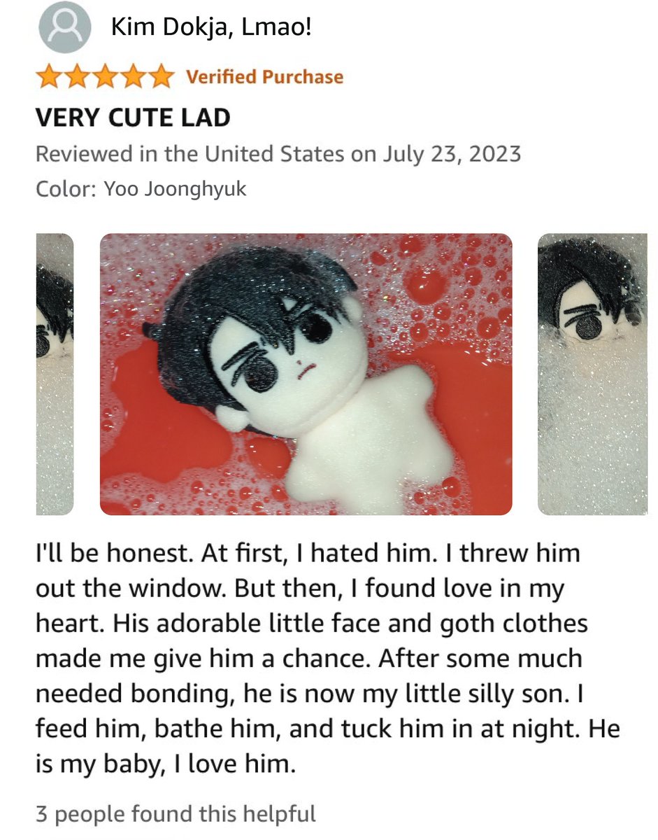 cvnide's tweet photo. found a review for a yjh doll on amazn https://t.co/NQMQHETHAq
