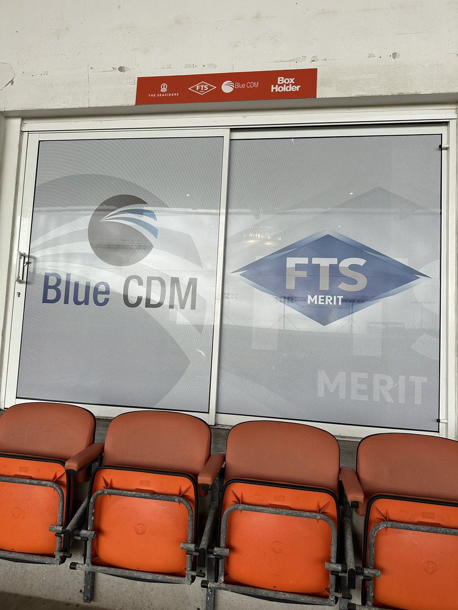 bluecdm1's tweet photo. New door artwork at Blackpool FC supplied by Links Signs and Graphics Ltd #UTMP https://t.co/zMpEEV1YTu