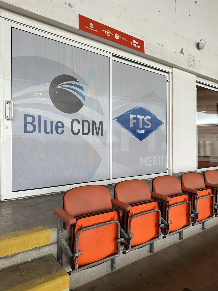 bluecdm1's tweet photo. New door artwork at Blackpool FC supplied by Links Signs and Graphics Ltd #UTMP https://t.co/zMpEEV1YTu