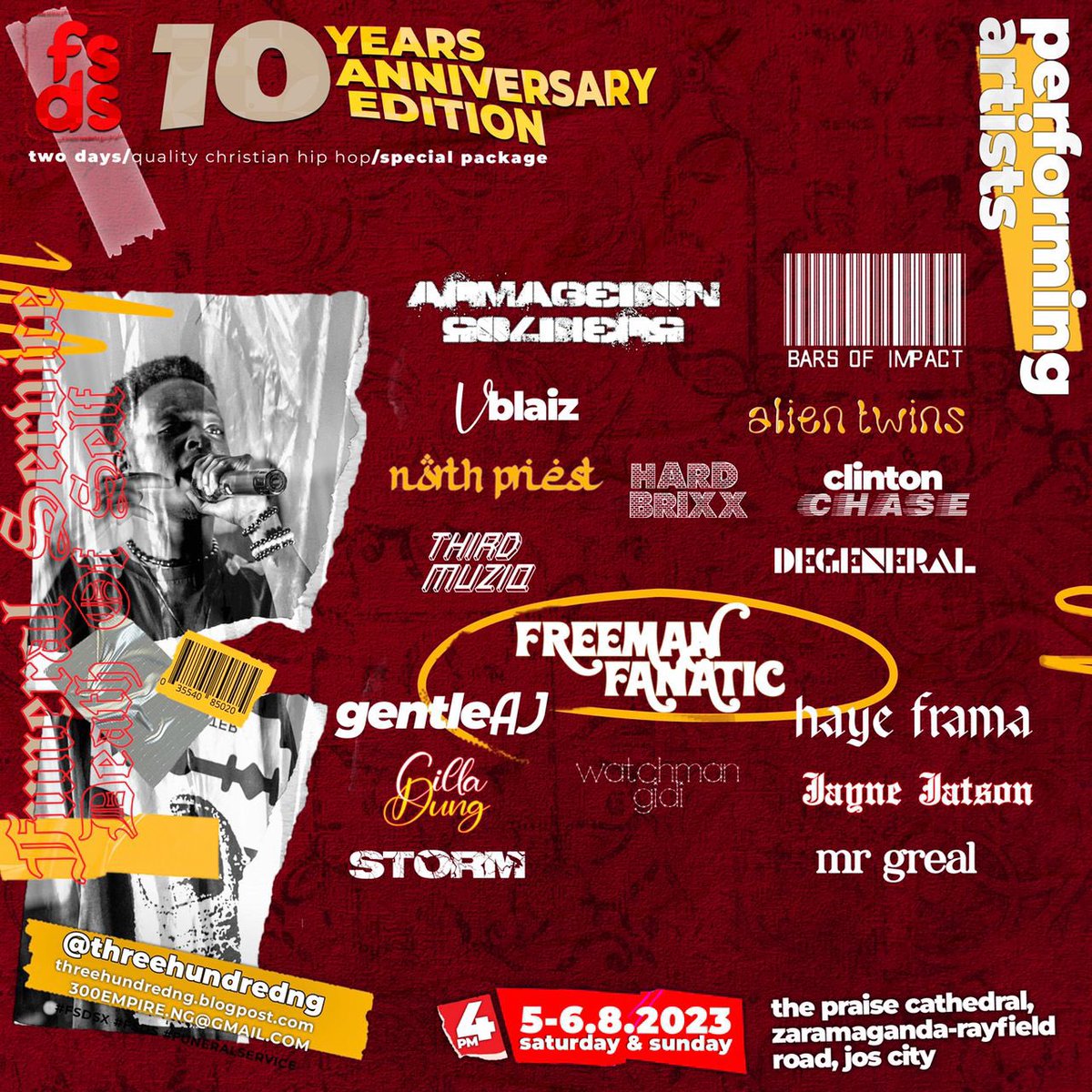 WeJosRock's tweet photo. 🎵 Get ready to join us for a mesmerizing and unique musical extravaganza - The 10th Anniversary Edition of #funeralservice! 🎉🎶
🌟 Witness the #deathofself as we embark on a musical journey like no other, exploring the depths of emotions and the rebirth of artistic expression! https://t.co/k1QJOn1rhd