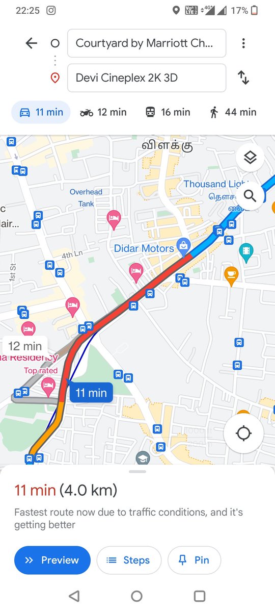 ramees2's tweet photo. @ChennaiTraffic has put a roadblock and thus causing traffic on Gemini bridge itself before 10pm and it started to rain there but still no official haven't even thought of removing it. I crossed the place at 10 &amp; it's still the same till now. At times i wonder do they even think? https://t.co/lilYr4iSNV