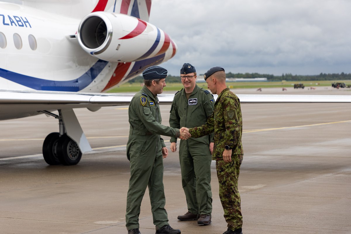 The RAF has concluded its 2023 <a href="/NATO/">NATO</a> Baltic Air Policing Mission in Estonia. 140 EAW, made up of personnel from various units, including IX(B) Sqn, 1(F) Sqn and 15 Squadron RAF Regiment handed over the mission to the Spanish Air Force on 31st July.

#StrongerTogether #WeAreNATO