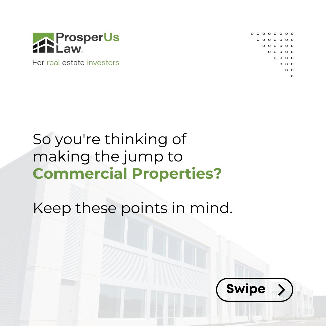 ProsperUsLaw's tweet photo. 🏢 Commercial Investment Property 📊💼

Thinking of adding some commercial real estate to your portfolio? Don't forget these points!

#CommercialInvestment #HST #REILaw https://t.co/evklNX9t5w