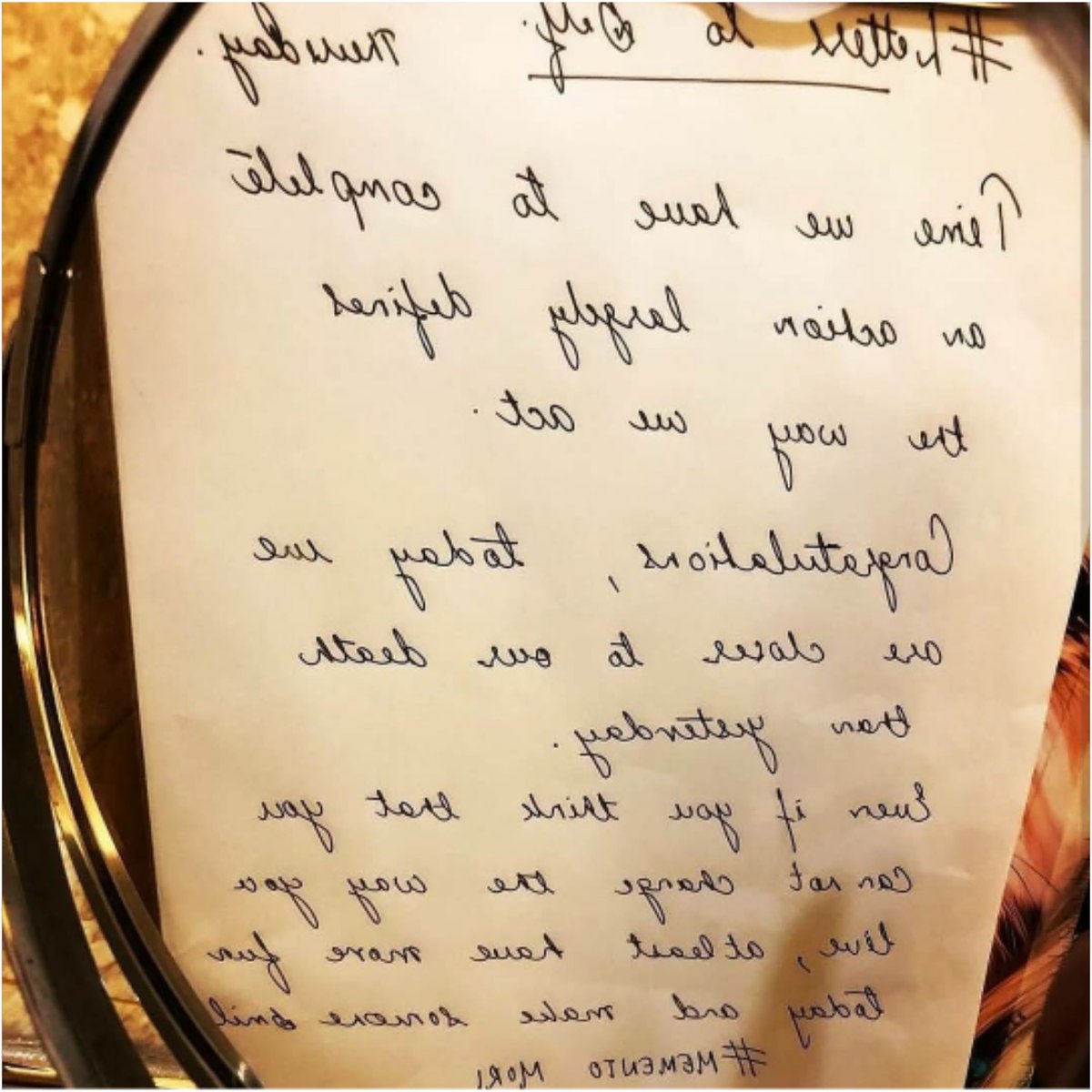 JustForSushant's tweet photo. 'Time we have to complete an action largely defines the way we act.Congratulations, today we are closer to our death than yesterday. Even if you think that you can not change the way you live, at least have more fun today and make someone smile.'#MementoMori
Sushant Walked D Talk https://t.co/3piF2DJxiH