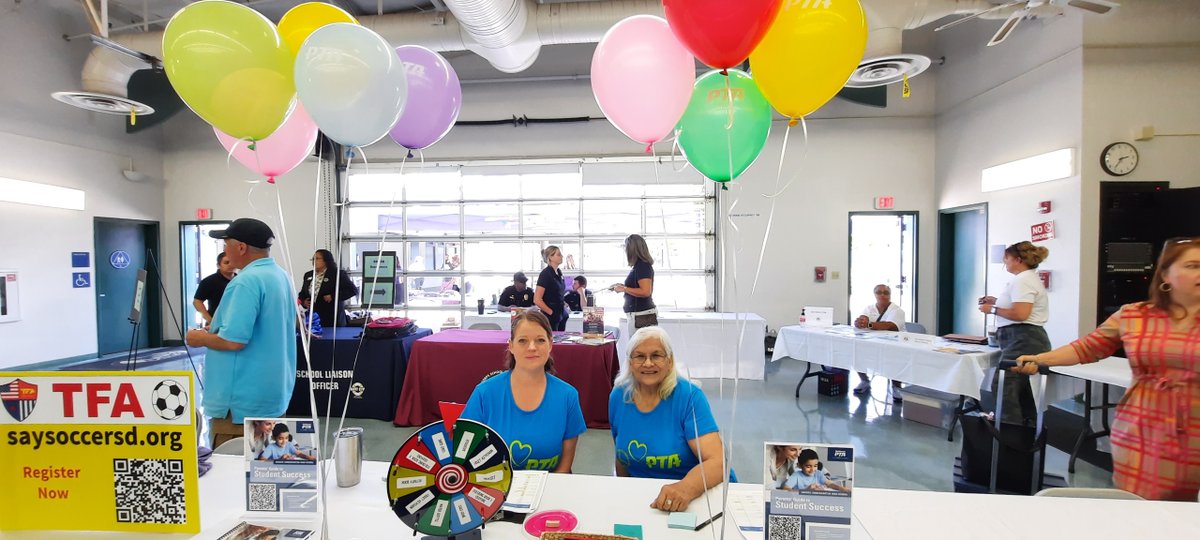 Come visit us at the SDUSD Military Resource Fair, happening now at DePortola Middle School.