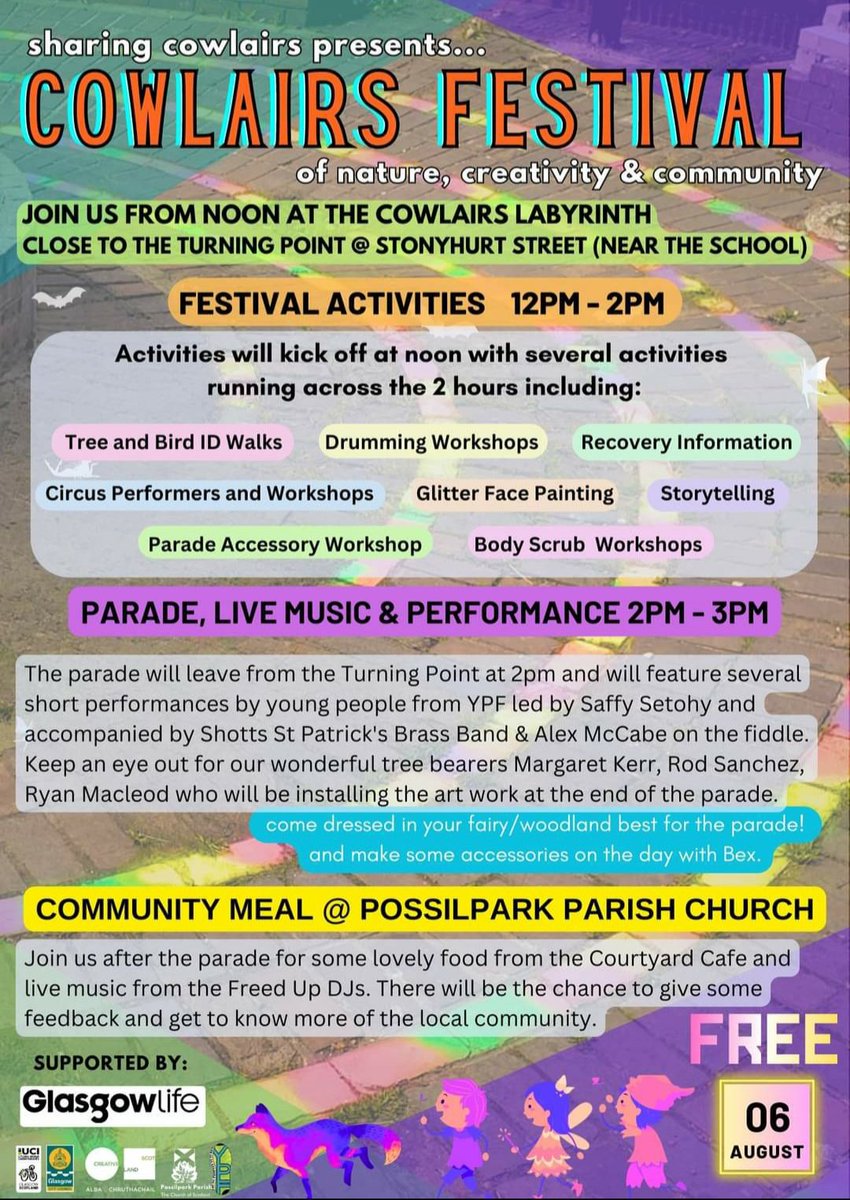 Tomorrow in Possilpark! Featuring <a href="/yp_futures/">Young People's Futures</a> <a href="/ShottsBrassBand/">Shotts St Patrick's Brass Band</a> . Join us for festival fun! 
#UCIWorldChampionships