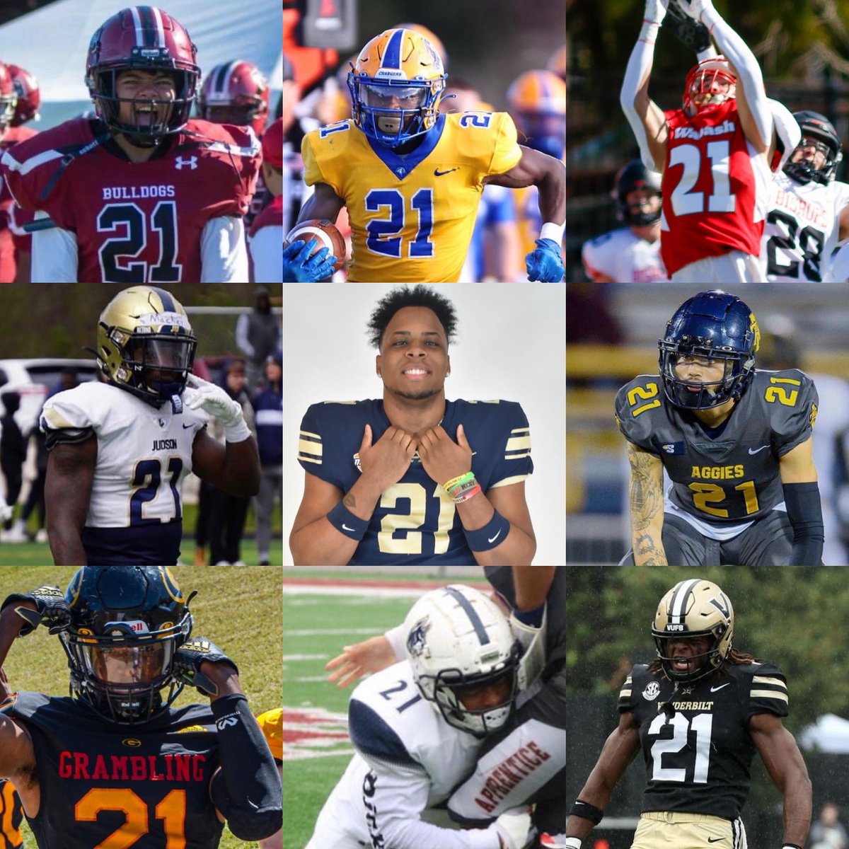 We are 21 days away from kickoff!

Who is the best player to wear #21?