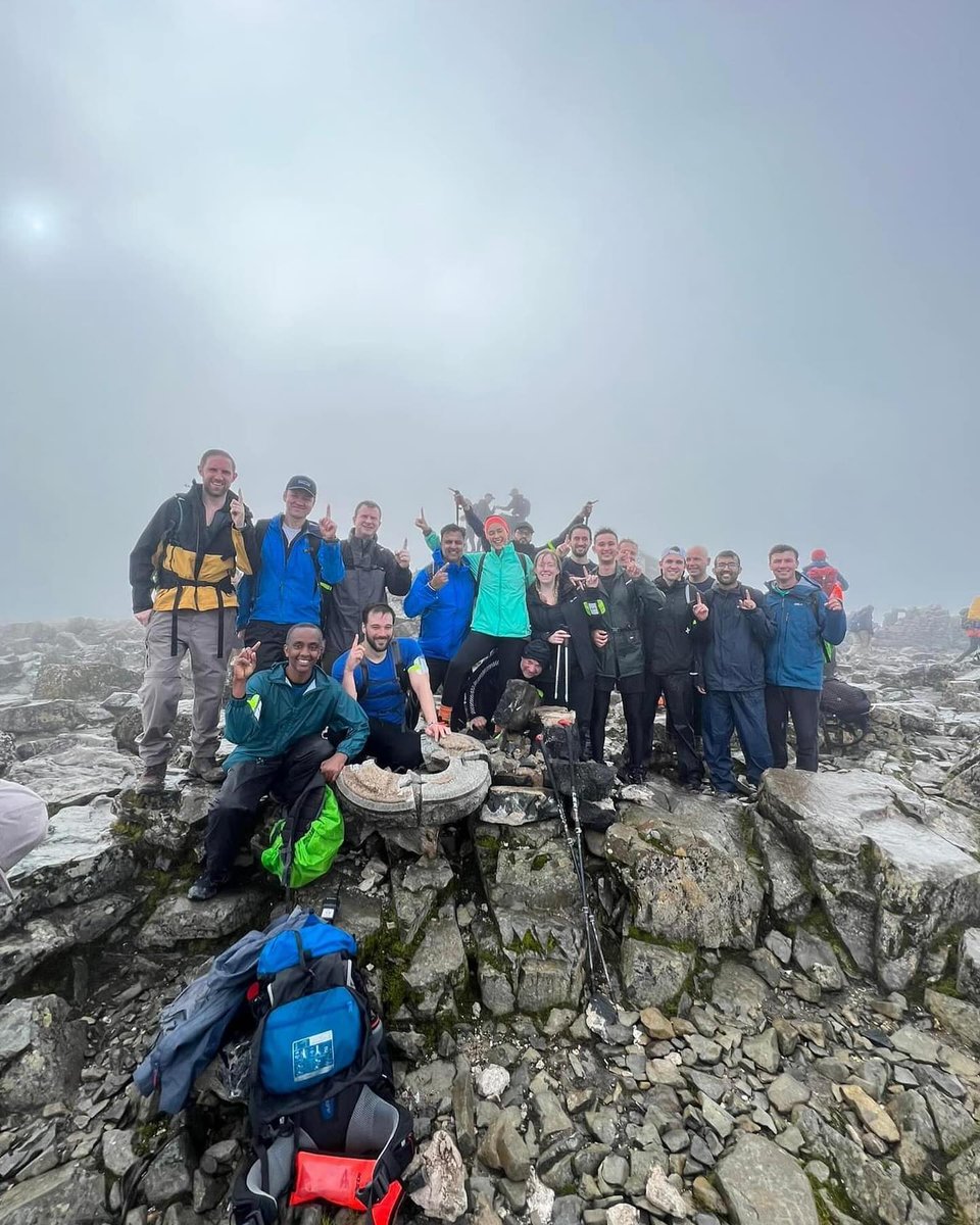 Photos from Dave and Jon on Ben Nevis this morning, on this weekend’s Open National Three Peaks Challenge! ⛰️ instagram.com/p/CvkhG36Mjg7/