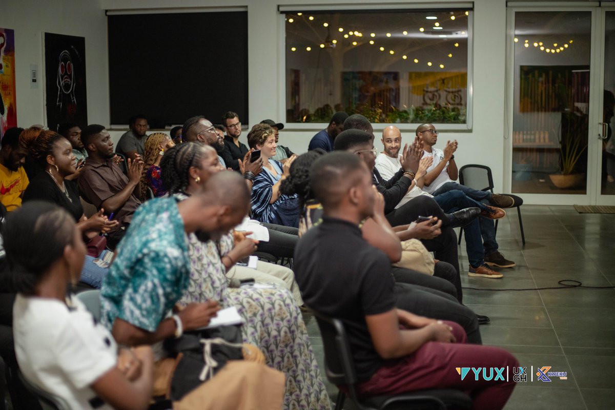 uxghana's tweet photo. The vibes, connections and experiences created will go a long way 🥳✨🚀. Some great shots from our recent meetup with @helloyux. 🎉🥂

Enjoy these epic scenes from the evening’s discussion and networking session. 🔥🥂🥳

Tag someone you see💙

#product #design #research #ux https://t.co/IDq4UhZizZ