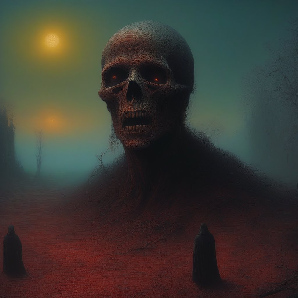 aiBildAgentur's tweet photo. π§ββοΈπ¨ Embrace the chilling world of undead horror in the mesmerizing art style of Zdzislaw Beksinski! ππ Prepare for an ultra HD experience that will send shivers down your spine! πΈπ€ #UndeadHorror #ZdzislawBeksinski #HorrorArt #ChillingArtwork π»π ππΏ https://t.co/I5birAvaVD