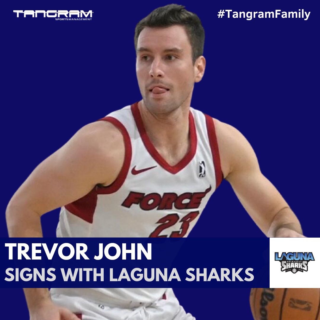 📝 Trevor John joins Laguna Sharks and will compete in the <a href="/LigaDeBaschet/">Liga Națională de Baschet Masculin</a> 🇷🇴

Last season, the 🇺🇲 guard played for <a href="/sksbasket/">skslaviapraha_basketbal</a> in the Czech League and averaged 15.5 points per game finishing with 47.2% 3PT 🇨🇿

Good luck <a href="/trev_john2/">Trevor John</a>!! 👏🏻

#TangramSports 
#FollowYourDreamsWithUs
