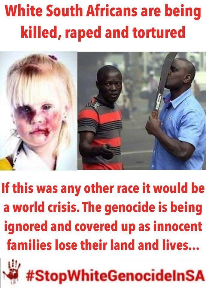 Where's the outrage?  Where's the msm reporting?  Where are the riots?  Who's going to help?