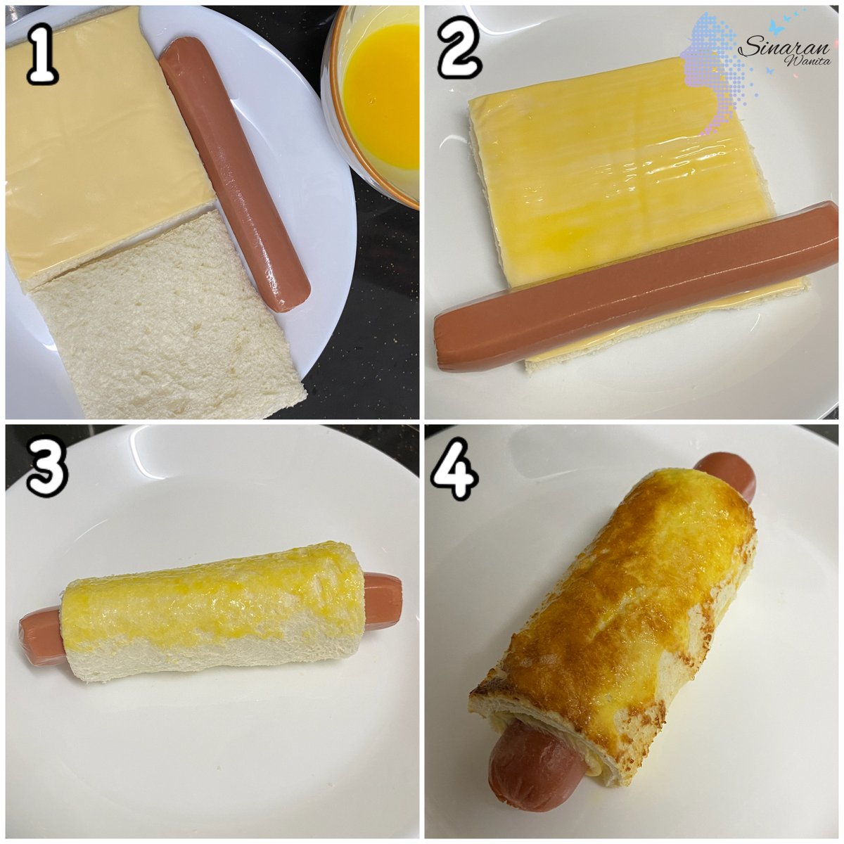 SinaranW's tweet image. Tak susah pun nak buat breakfast yang sedap. Hanya perlu ada bahan dan bakar dalam air fryer. Dah siap!

#sinaranwanita #sinaranwanitamy #resepi #rotibakar #dapur #masakmasak #sururumah #rotisosejcheese