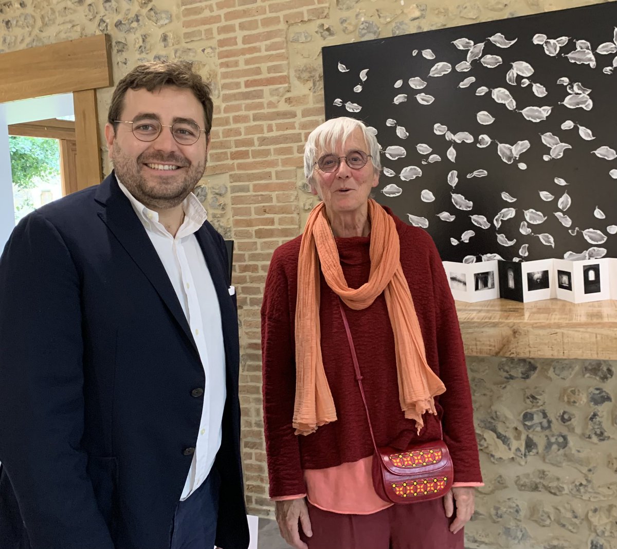 telexhauser's tweet photo. #pasencorelesvacances 
Expo à #Cormeilles au presbytère avec Catherine DRESSAYRE @EurekaNormandie #culture #allezy https://t.co/sIHWC2giiA