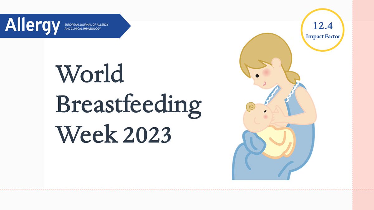 As part of #WorldBreastfeedingWeek, we would like to bring awareness to the importance of breastfeeding for the transfer of immunity from the mother to the infant. At Allergy, we have published articles on improving our understanding of the immunological mechanisms underlying the