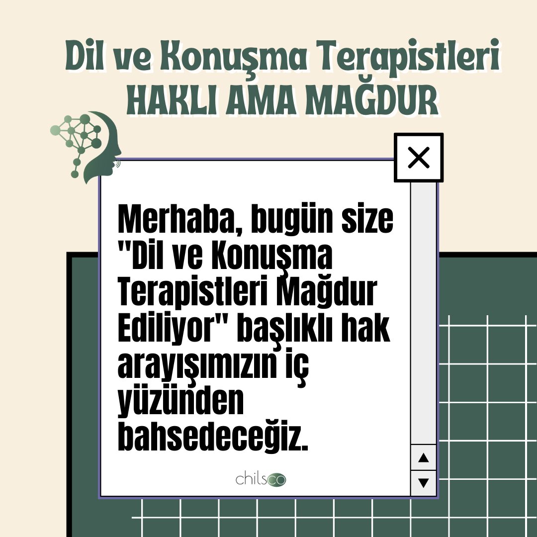 ChilsCo's tweet photo. Dil ve Konuşma Terapistleri Mağdur Ediliyor

#DKTlermagdurediliyor
@tcmeb @saglikbakanligi @drfahrettinkoca @saglikhizmetgm @Yusuf__Tekin
@tcbestepe @iletisim @erolozvar @DernekDkt https://t.co/c8Pb280HH6