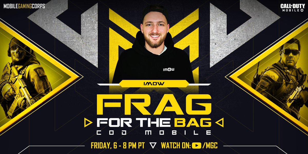 ImOwFromYT's tweet photo. FRAG FOR THE BAG IS BACK WITH NEW TIMES, NEW PLAYERS!👀

Last week we had some insane games and some crazy action!🔥

This week we are back with some intense action, and anyone can join so come compete for real cash prizes!
https://t.co/MyDhadqobP 

#MGC #FRAGFORTHEBAG #AD https://t.co/cCScZ0PMWC