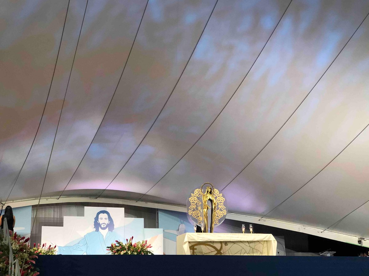 WYDUSA's tweet photo. It’s almost time for the Vigil at the Field of Grace! We’re reminiscing about the Vigil at #JMJPanama2019 and looking forward to a beautiful and grace-filled evening here at #JMJLisboa2023 #WYDUSA https://t.co/f0jJDHtrmz