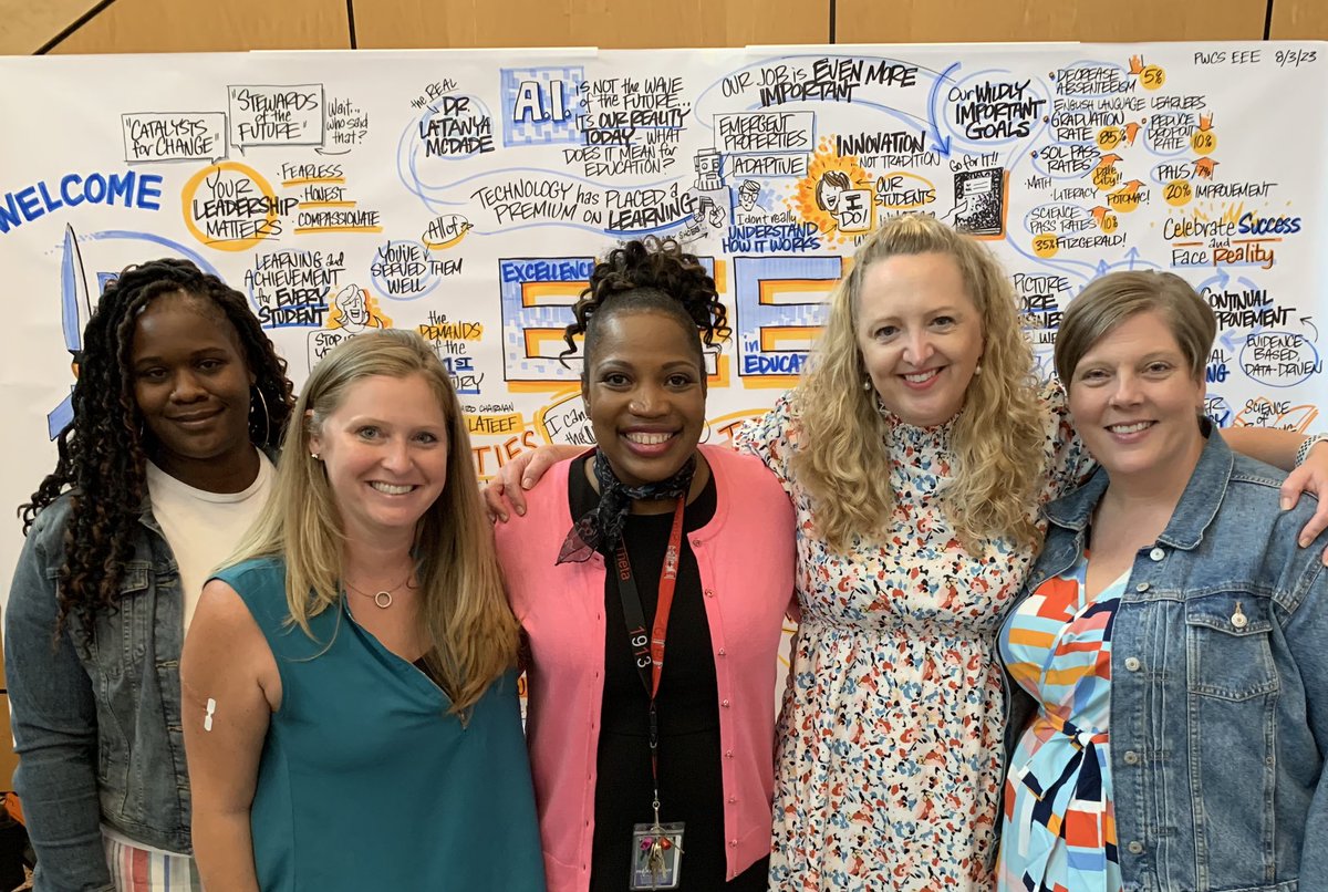 The @HNESHuskies group at @PWCSNews EEE Conference is inspired and ready to exceed our goals!