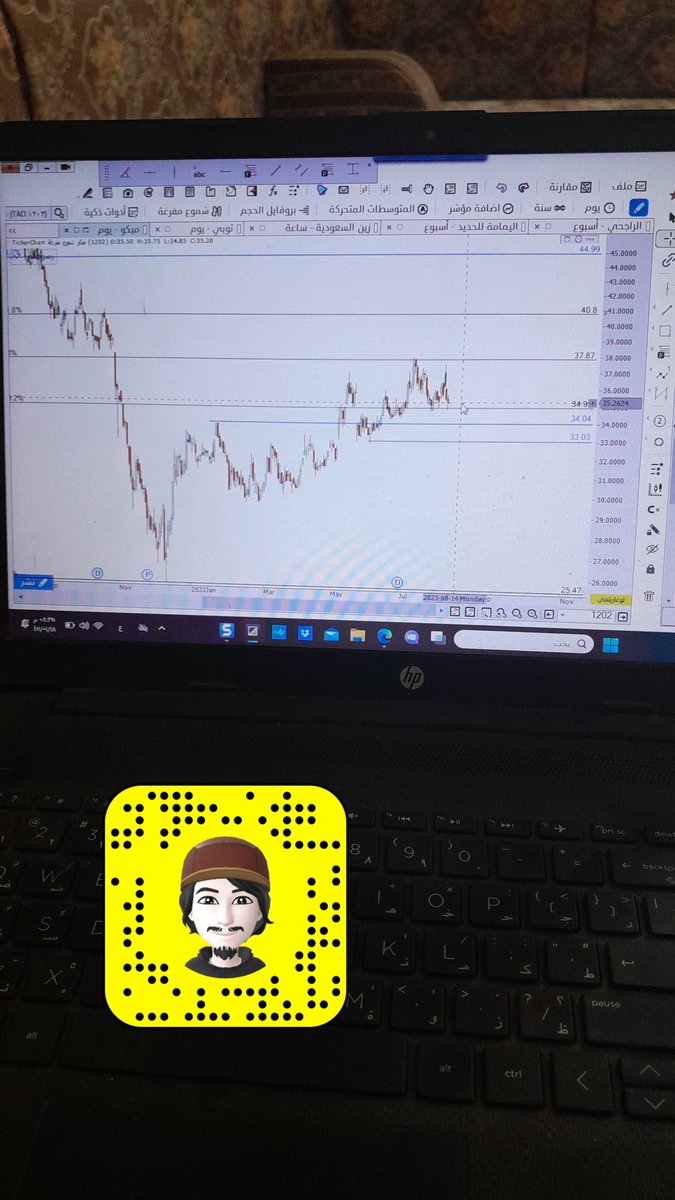 كل الشارتات السابقة فصلت فيها تفصيل ممل على السناب تنوروننا هناك لمن اراد التفاصيل 
snapchat.com/add/chart_pain…