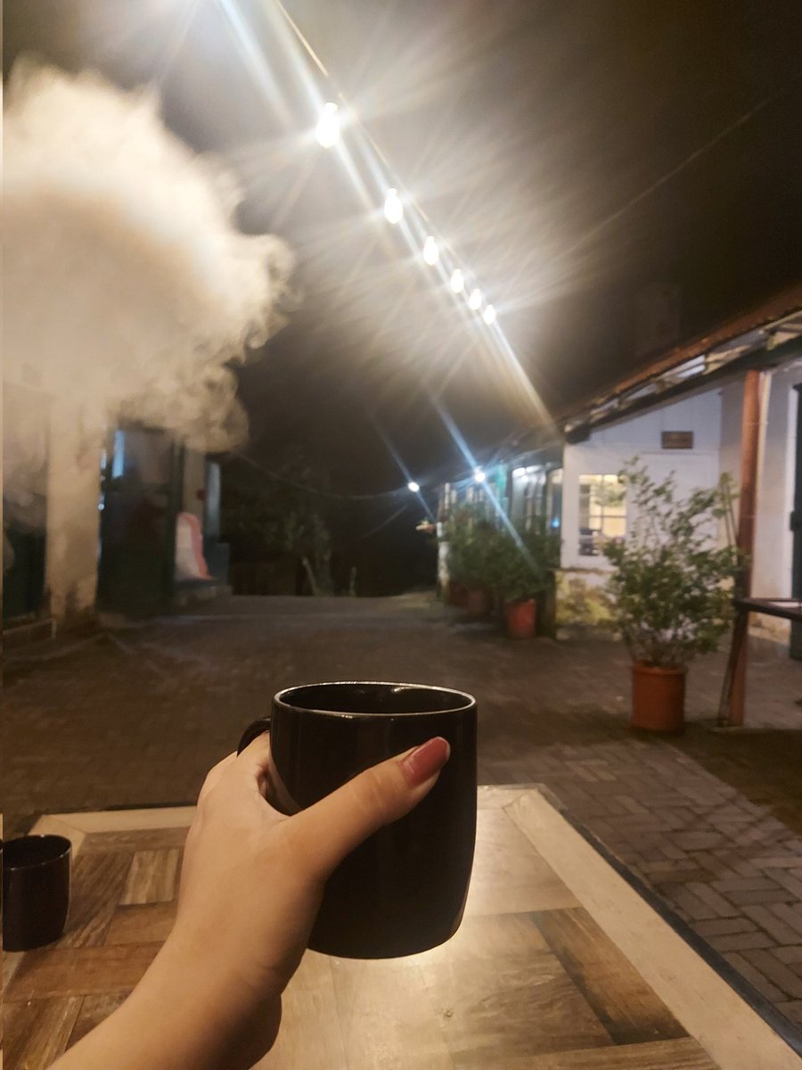 _Maryambaloch's tweet photo. Embracing the scenic beauty of Northern Pakistan, one sip at a time ☕ https://t.co/Rr4shpGIhk