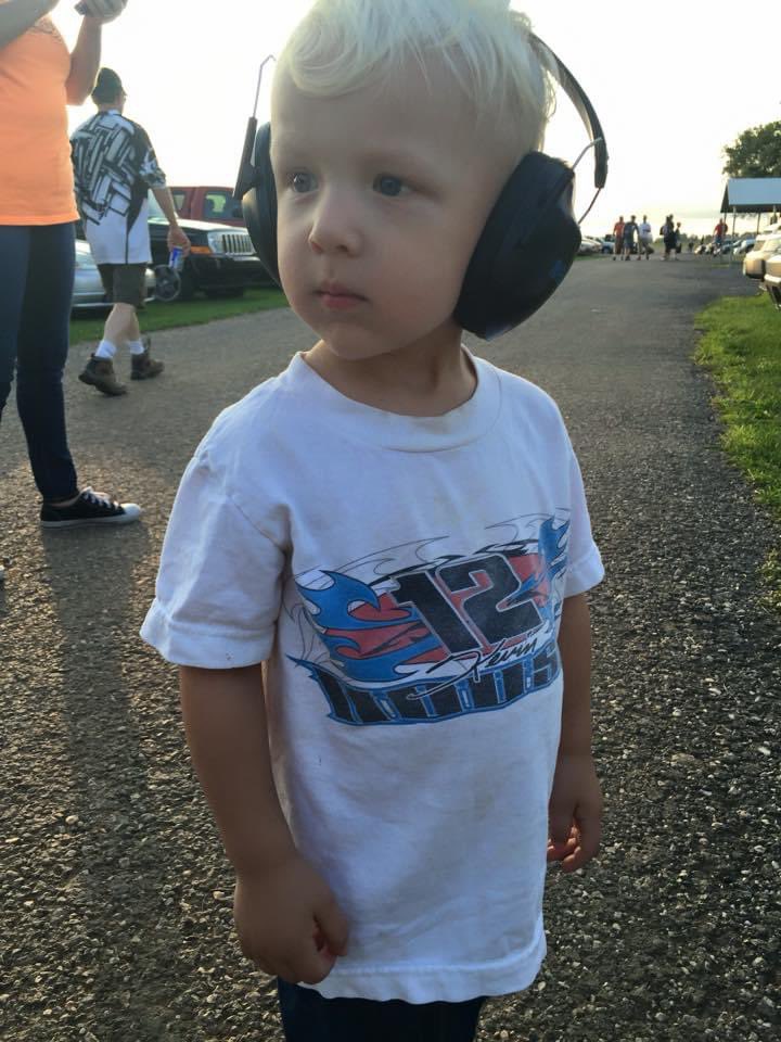 facebook memories got me in the feels today. my sweet boys first race ever was 7 whole years ago 😭 we went to watch uncle <a href="/KevinNouse/">Kevin Nouse</a> race that day, &amp; he parked it in victory lane. I think that’s where his love of victory lane started 😜
