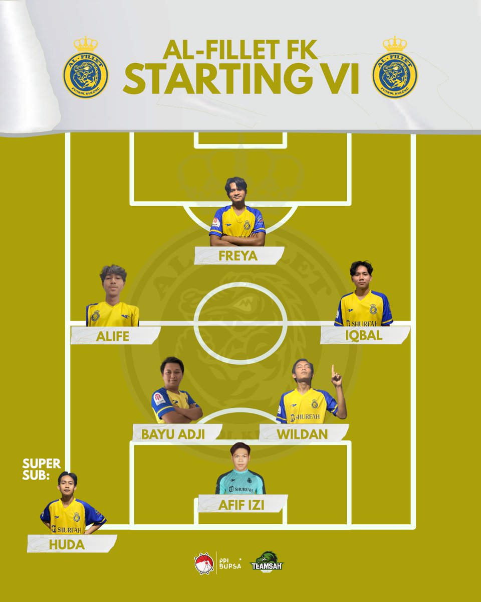 ppibursa's tweet photo. Match pembuka malam ini🫡
BLACK MAMBA FC VS AL FILLET

Al fillet=al nassr akademi https://t.co/Sn70cgagA9