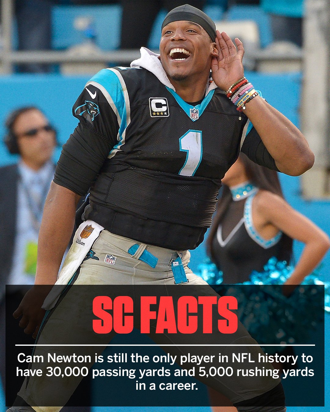 Cam newton top jersey large