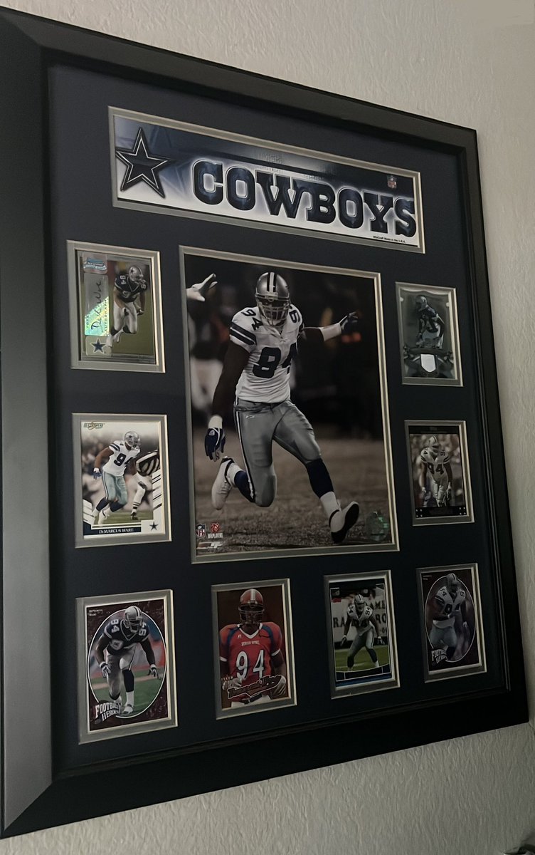 JordanGoins's tweet photo. Congrats to the man on my wall. No doubts about it now.

Hall. Of. Famer. 

@DeMarcusWare #BewareOfDWare #DallasCowboys https://t.co/CejoZnLmx0