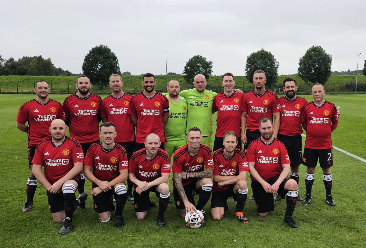 musfc's tweet photo. A great game of football against @RCLensWorldnet supporters. 
A game of two half's. 
#mufc 3-0 up at half time, with a superb 2nd half from Lens to win the game 7-4. 
Have a safe trip back to France. https://t.co/V7zRWYHCY1