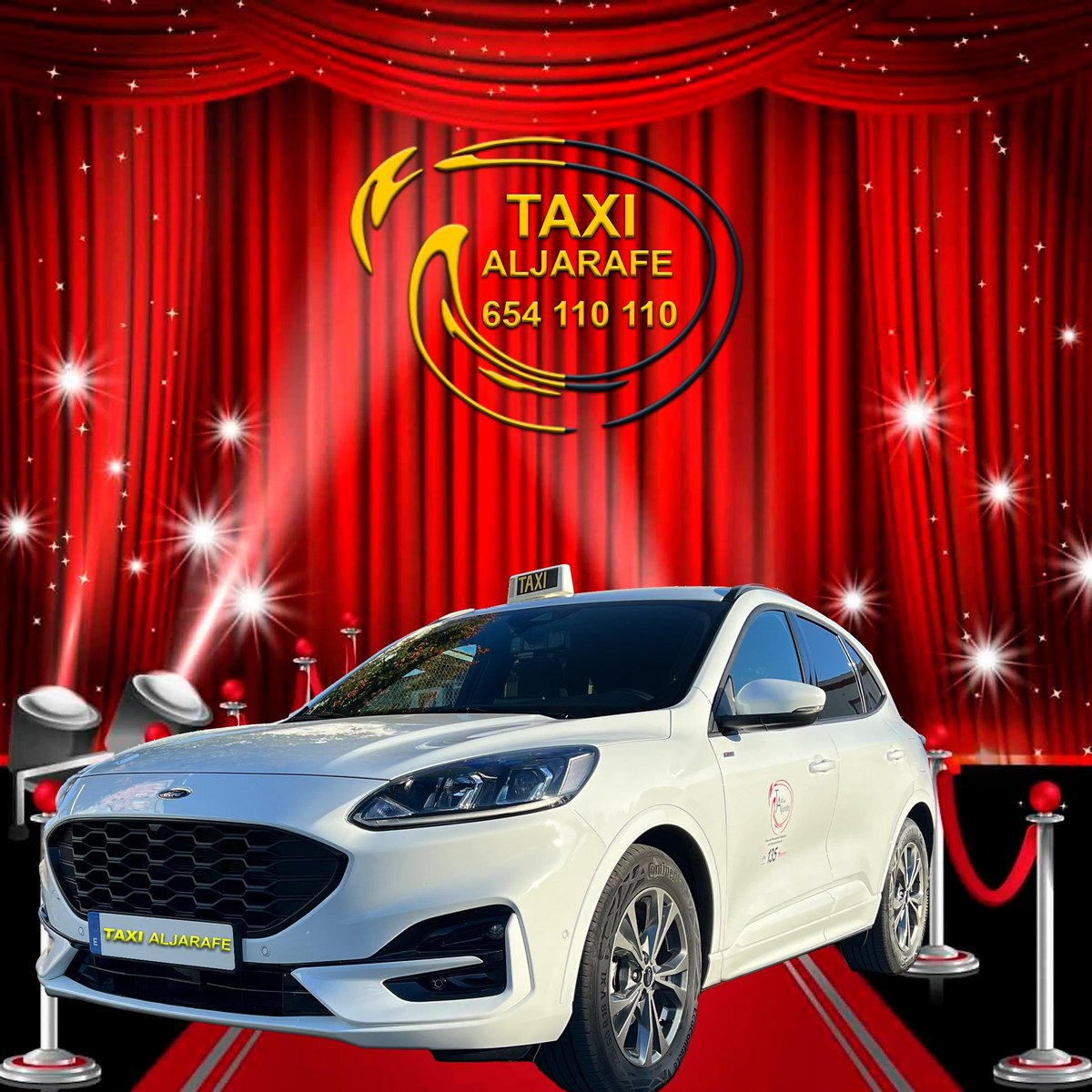 TaxiAljarafe's tweet photo. Nos alegra anunciar que ya tenemos rodando una nueva incorporación en Taxi Aljarafe, siempre intentando mejorar el servicio para nuestros clientes. Gracias! https://t.co/XF9NQagadd https://t.co/ixyaxldHAl