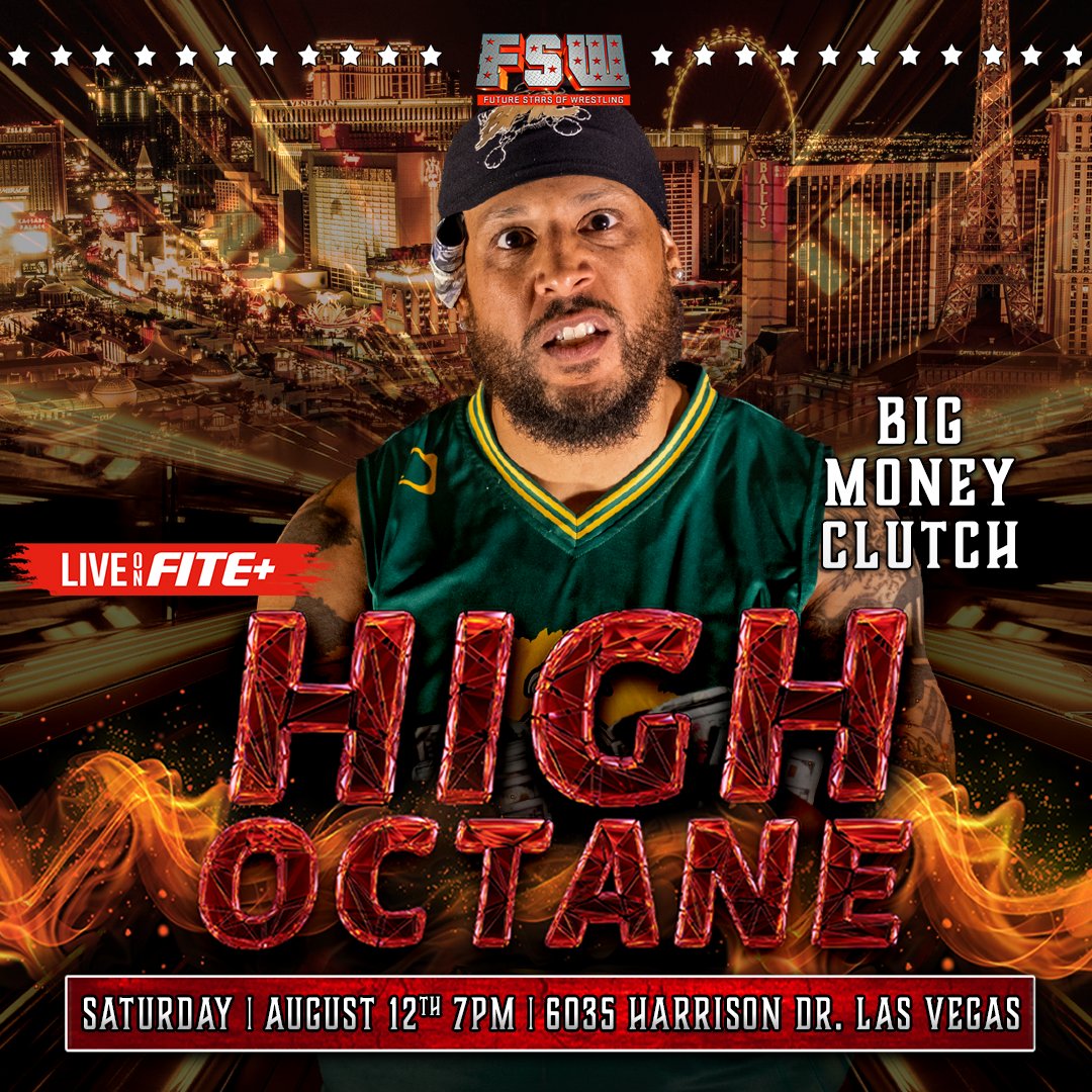 FSWVegas's tweet image. FSW High Octane on Saturday August 12 at 7p/10e streaming LIVE from #LasVegas on @FiteTV+! 

After coming to @Bodhi_BYP's aid during an attack from #LightsCameraFaction, what does @MrMollywhopp have in store for FSW at High Octane? 

Tickets: tinyurl.com/FSWtix