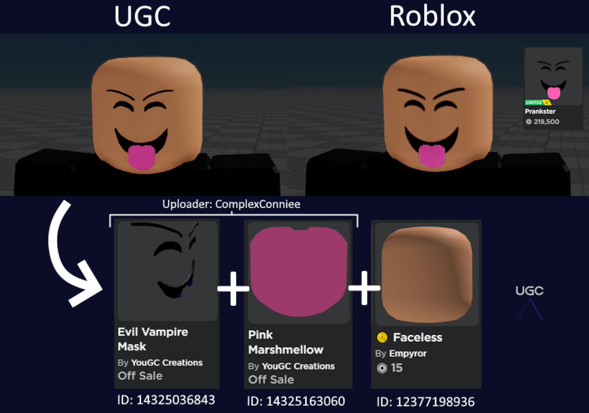 Peak” UGC on X: UGC creator CChosenn uploaded this knockoff