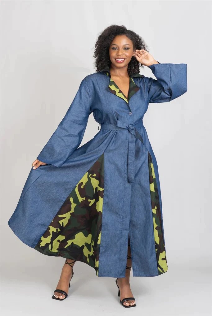 DivasDenFashion's tweet photo. Denim Camouflage Dress 
https://t.co/lw2lSWmpYT 
#DivasDenFashion #denimdress #Maxidress #bluedenimdress #camouflagedress #springfashion #springmaxi #petitestyle #petitegirls #casualfashion #executivefashion #petitegirlsrock #workleisure #curvygirlsrock #petitefashion #cogicfgirl https://t.co/TogCttkERw